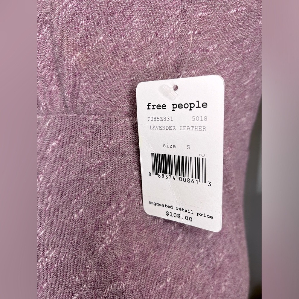 NWT Free People Sabrina Maxi Dress in Lavender Heather - Picture 10 of 12